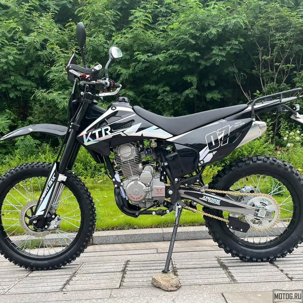 Эндуро мотоцикл KTR 07 Black – 250 куб, надежность и мощность для бездорожья Эндуро мотоцикл KTR 07 Black – 250 куб, надежность и мощность для бездорожья